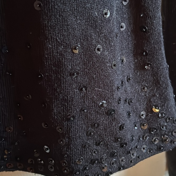NYN Company, black sweater with sequence - Picture 3 of 5
